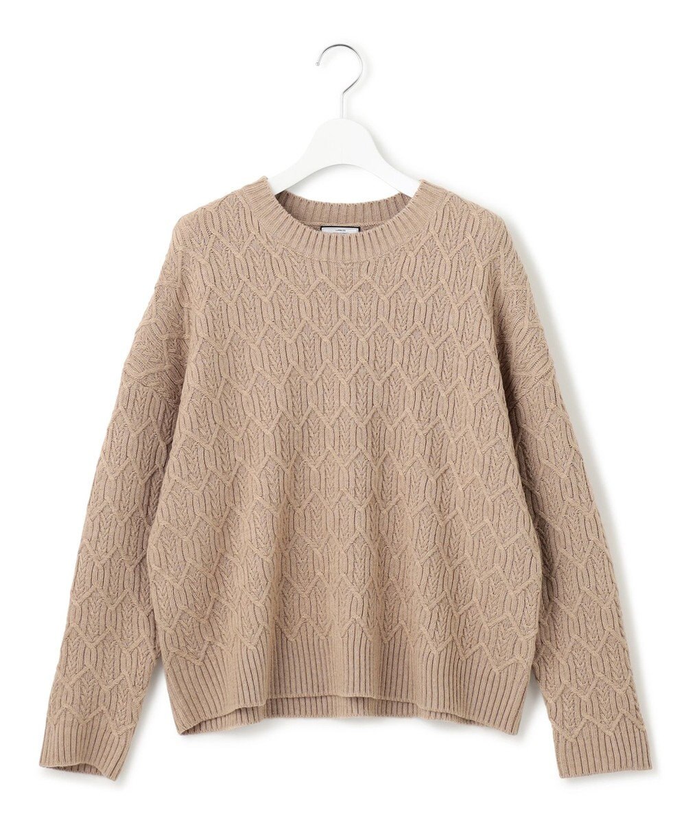 J.PRESS YORK STREET 【WOMEN】ショート ケーブルニット 