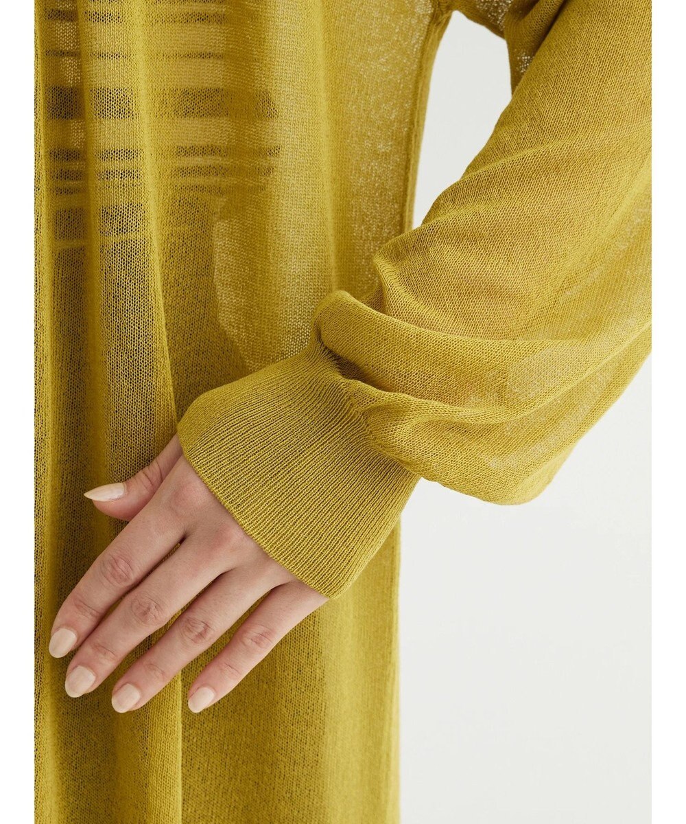 Green Parks 接触冷感ロング丈カーデ 