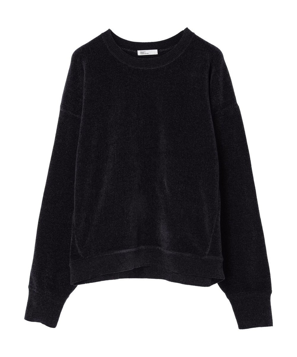 CRAFT STANDARD BOUTIQUE シェニールヤーンニットプルオーバー 