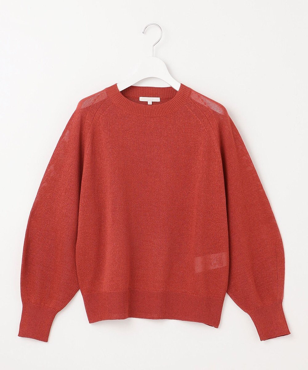 自由区 【洗える】ペーパーブレンドプルオーバー ニット 