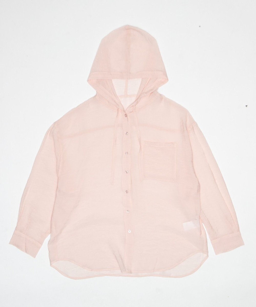 WEGO 【2026年春夏新作】シアーフードシャツ 