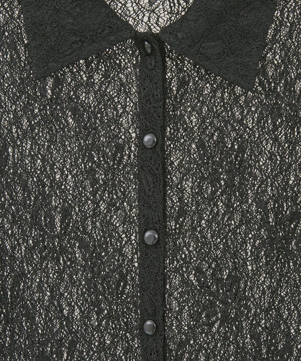 earth music&ecology ストレッチレースシャツ 