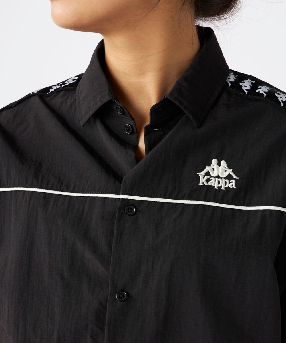 OP／FILA 【Kappa】バンダテープ ウーブンシャツジャケット 