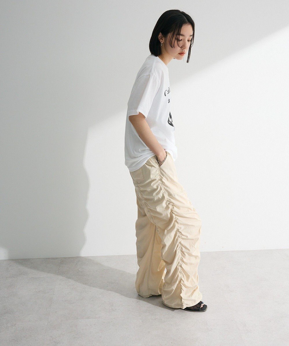 Green Parks ・ＳＵＧＡＲ　ＳＰＯＯＮ　配色ｓｔギャザーパンツ 