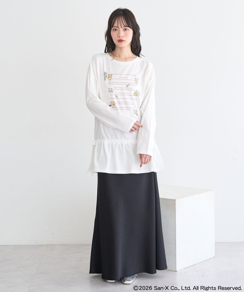 earth music&ecology 【予約】リラックマ×earth ブラウジングロンT 