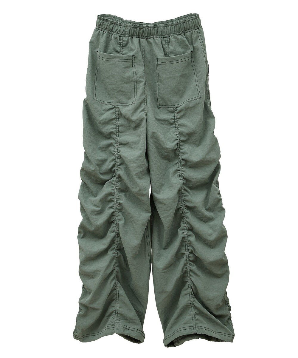 Green Parks ・ＳＵＧＡＲ　ＳＰＯＯＮ　配色ｓｔギャザーパンツ 