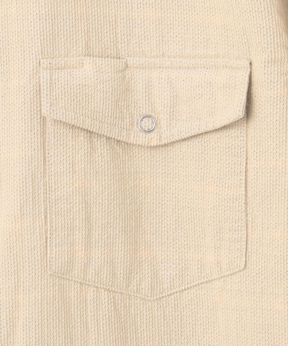 J.PRESS MEN 【KING SIZE】ダブルフェイス キャラメルコール シャツブルゾン 