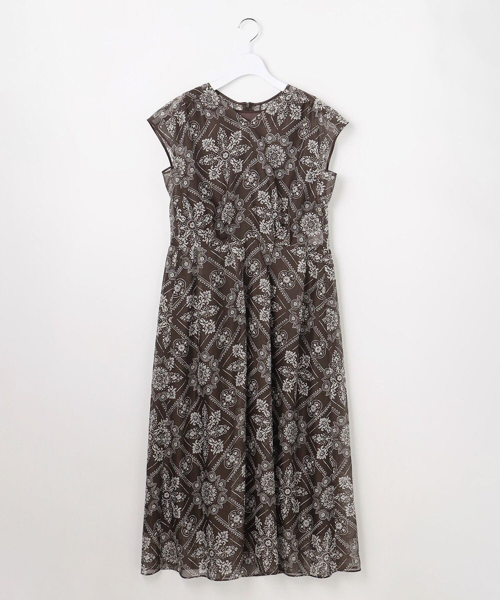 自由区 ロータスタイルプリント ワンピース 