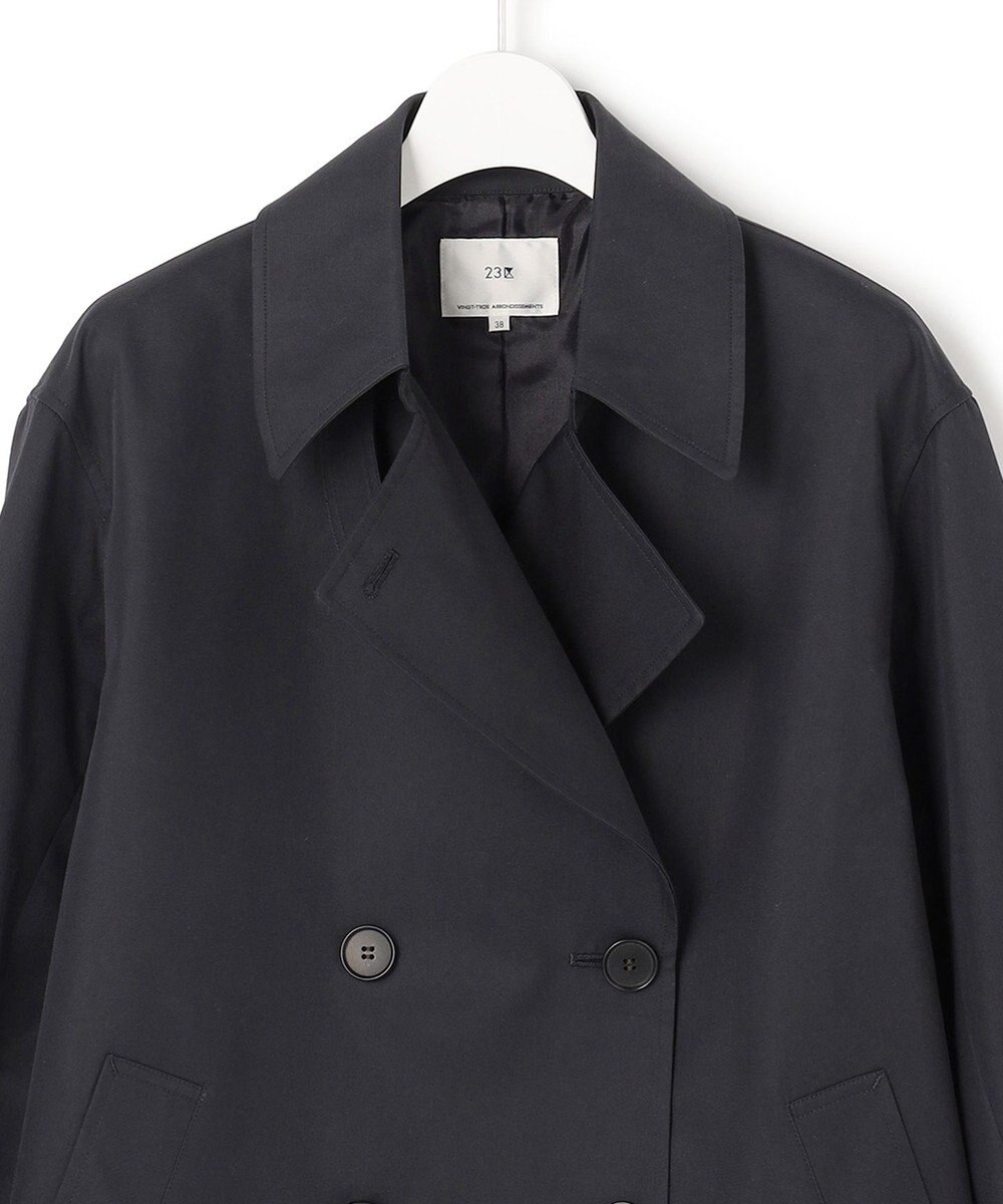 23区 【先行予約】エアータンブラー TCギャバジン ハーフ コート 