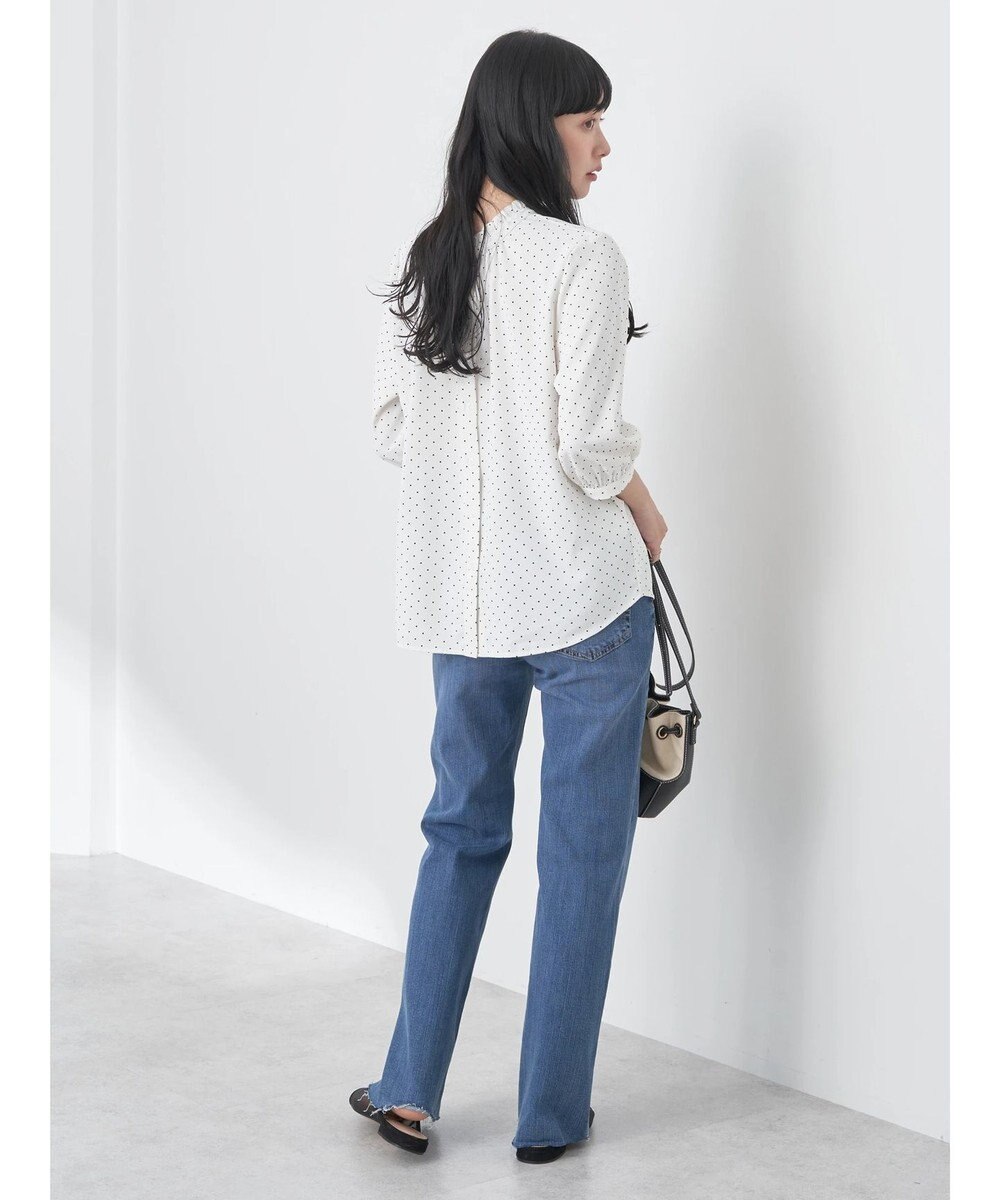 earth music&ecology ２ｗａｙフリル７分袖ブラウス 