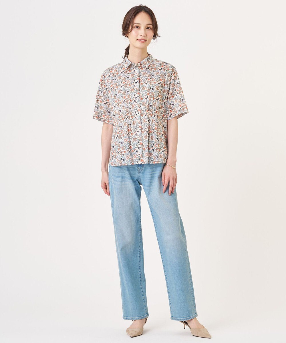 J.PRESS LADIES S 【一枚で着映え】LIBERTY シャツ ブラウス 