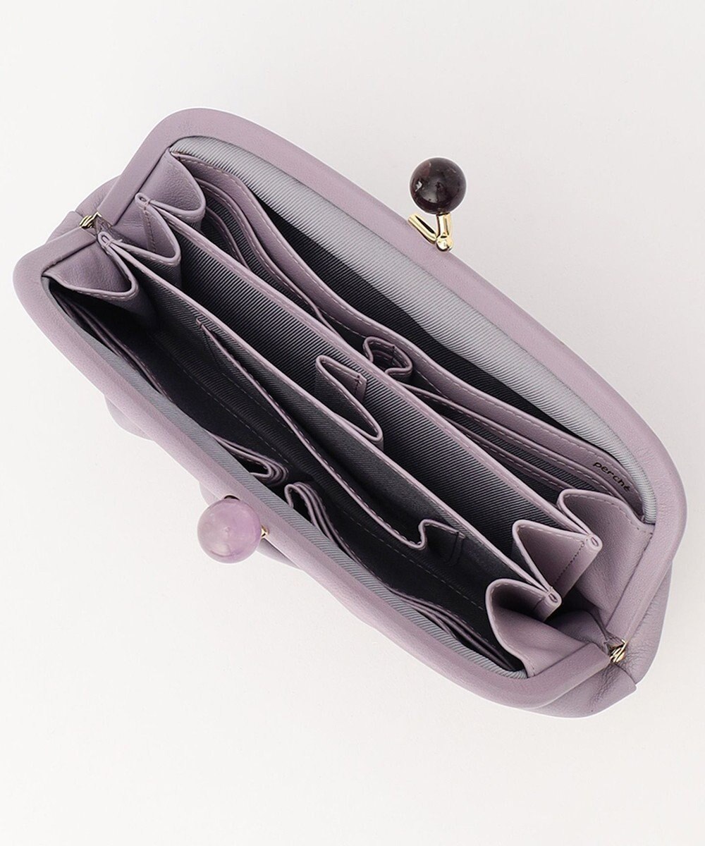 UNBILLION perche ジェムストーンがま口長財布 