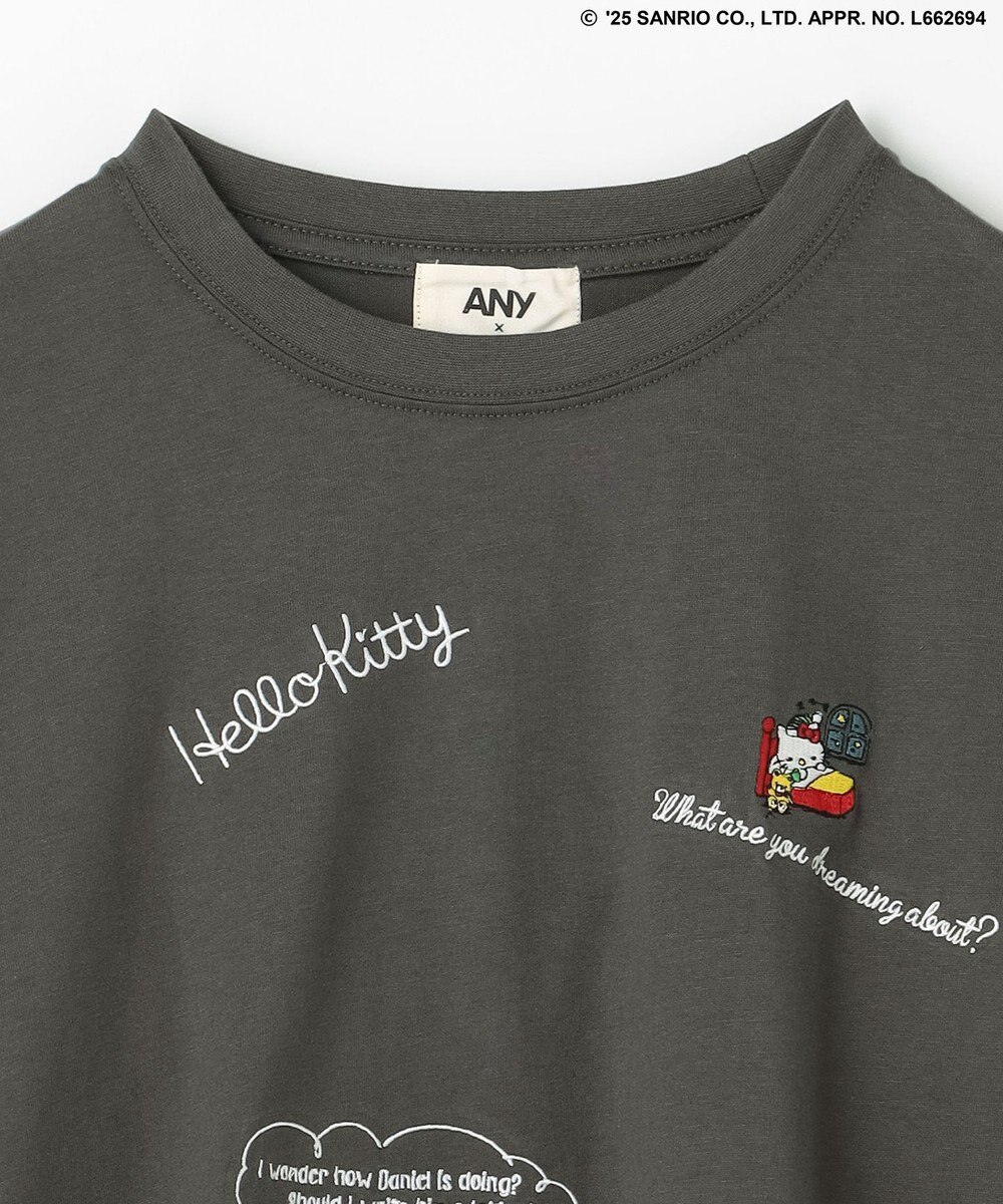 ANY 【ハローキティ×ANY】ロゴTシャツ 
