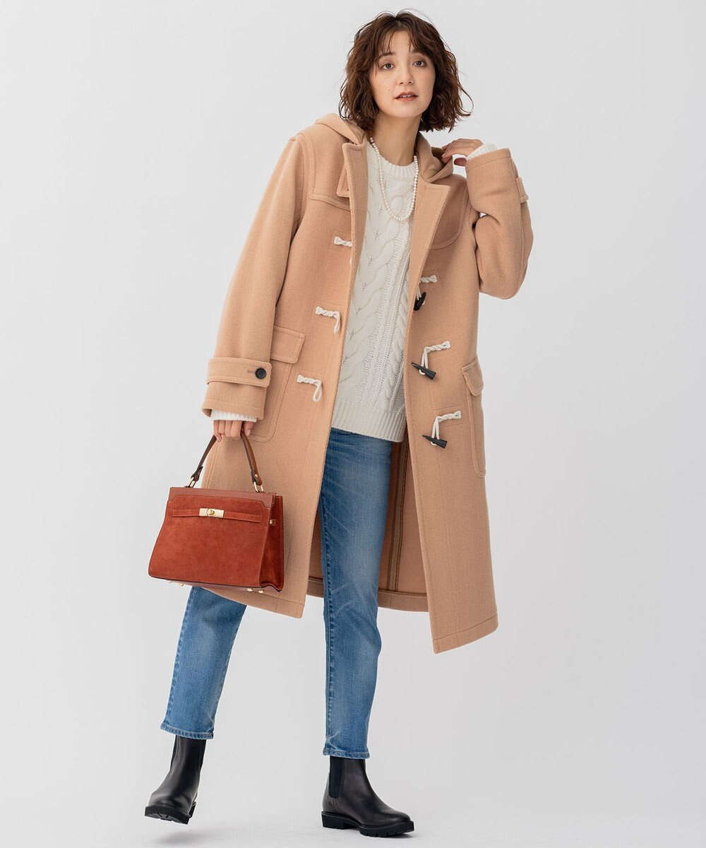 23区 ヘリンボーン ダッフルコート 