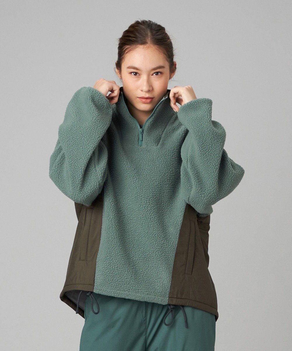 Chacott Chacott BALANCE ボアハーフジップジャケット 