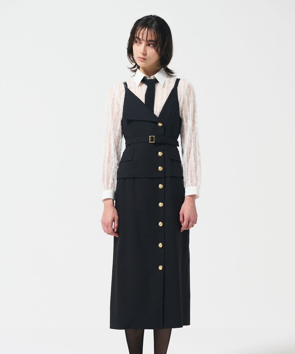 GRACE CONTINENTAL タイトテーラージャンパースカート 