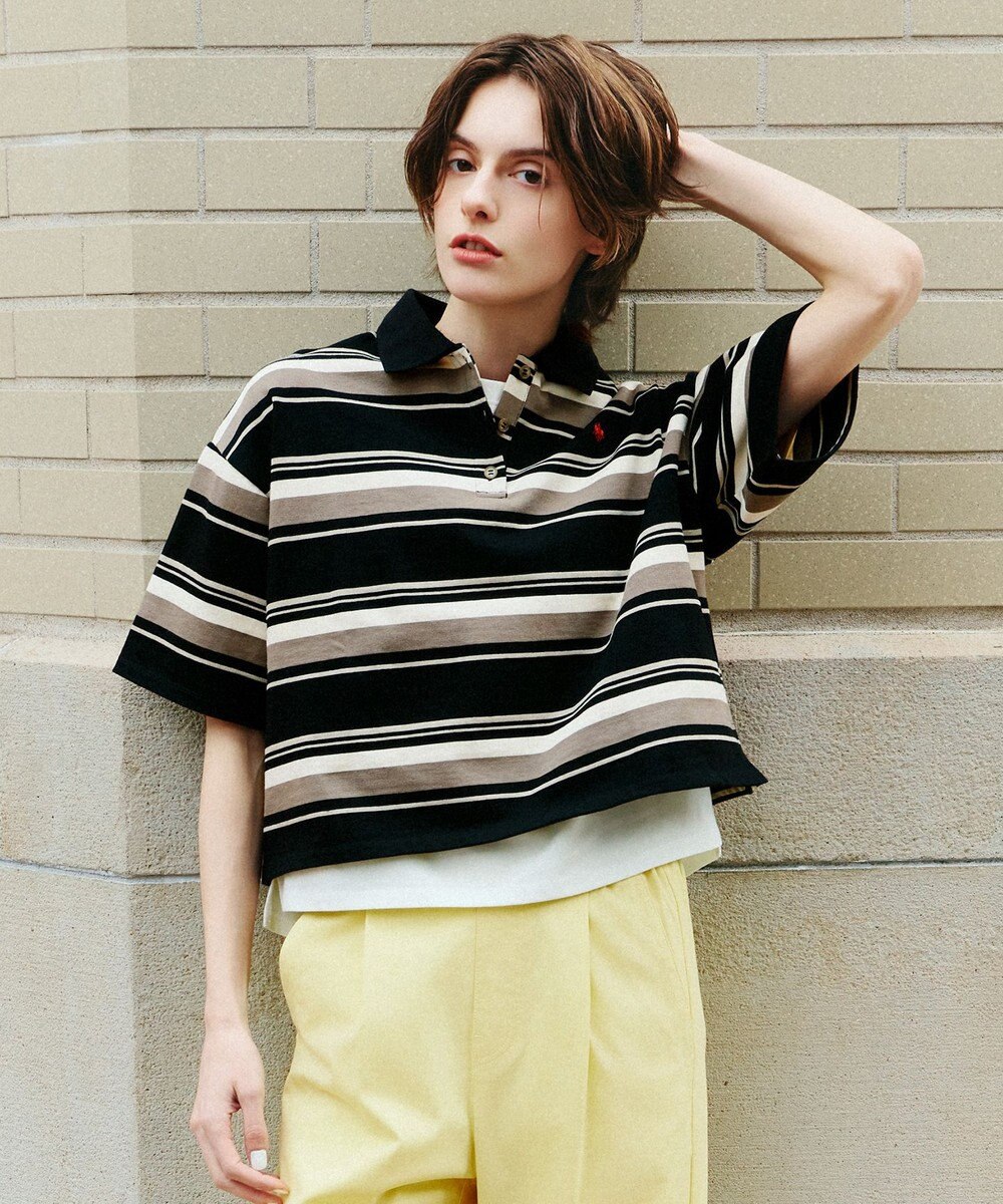 ANY 【POLO BCS別注】マルチカラー短丈ポロシャツ 