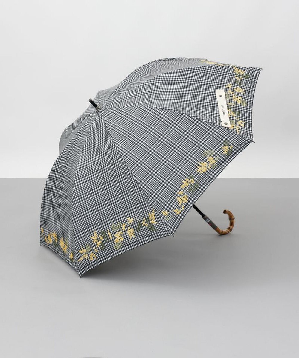 AURORA JILL STUART（ジル スチュアート）ミモザ刺しゅう晴雨兼用傘(長傘) 