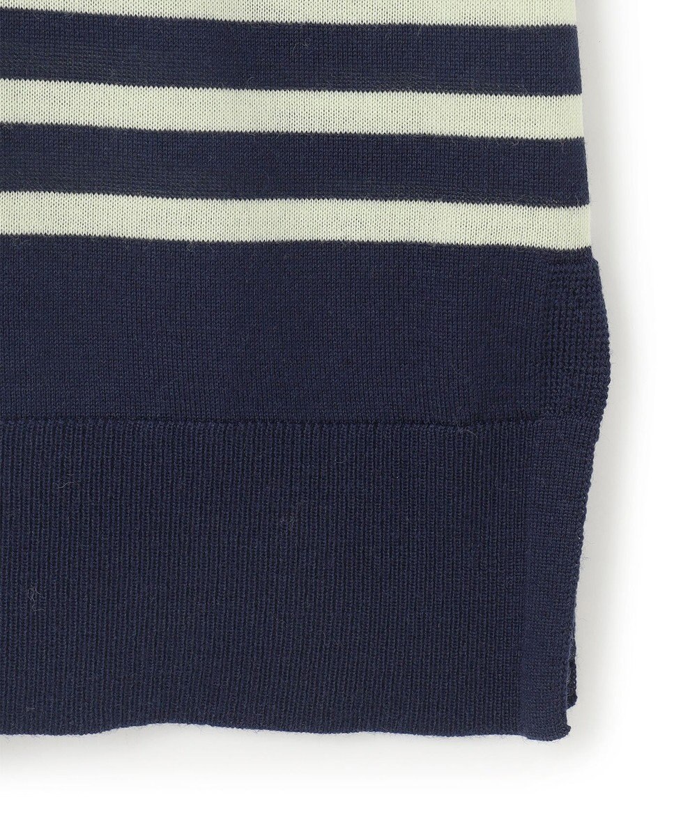 23区 L 【WEB限定カラーあり/洗える】ウーステッドウール ワイドシルエット ニット 