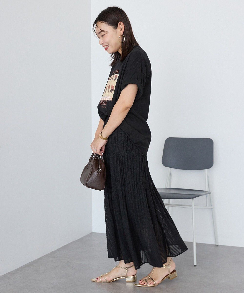 AMERICAN HOLIC カットジャガードプリーツスカート 