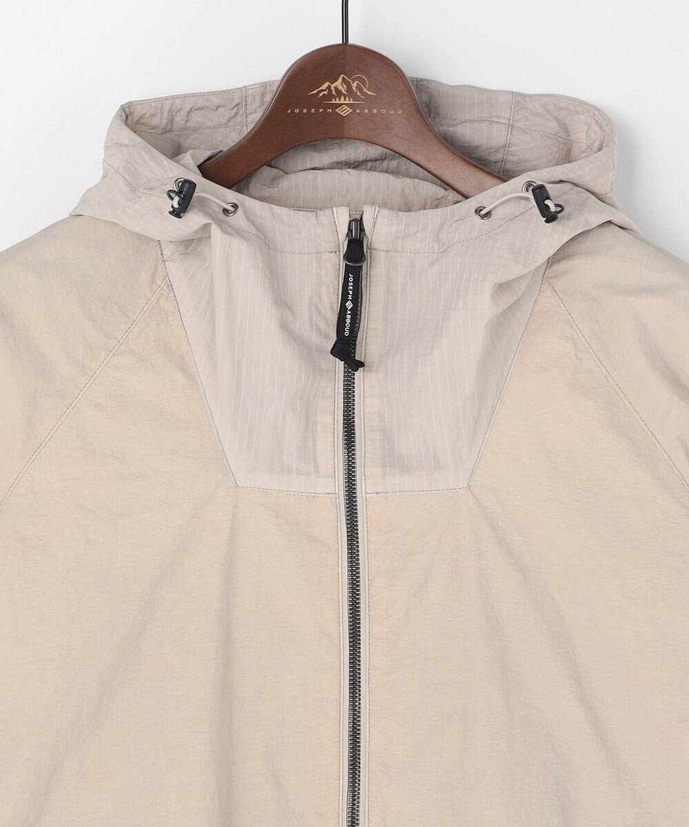 JOSEPH ABBOUD MOUNTAIN 【ナチュラルカラー/ストレッチ】ナイロンコンビガーメントダイパーカー 
