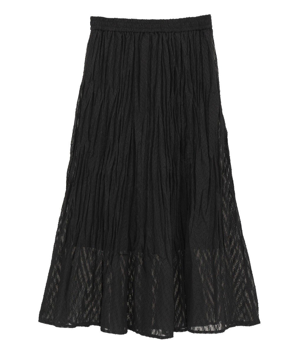 AMERICAN HOLIC カットジャガードプリーツスカート 