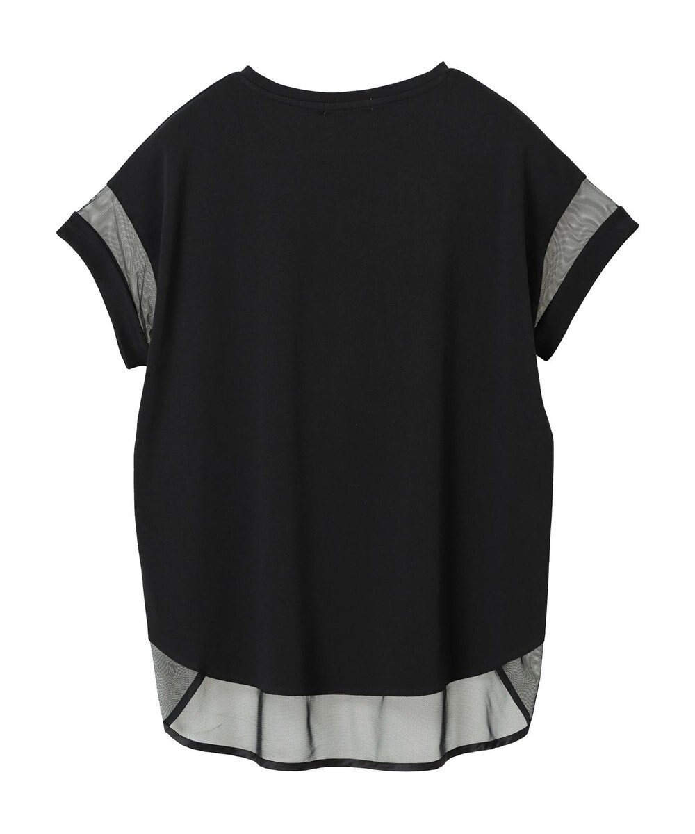 AMERICAN HOLIC 接触冷感チュールＭＩＸカットプルオーバー 