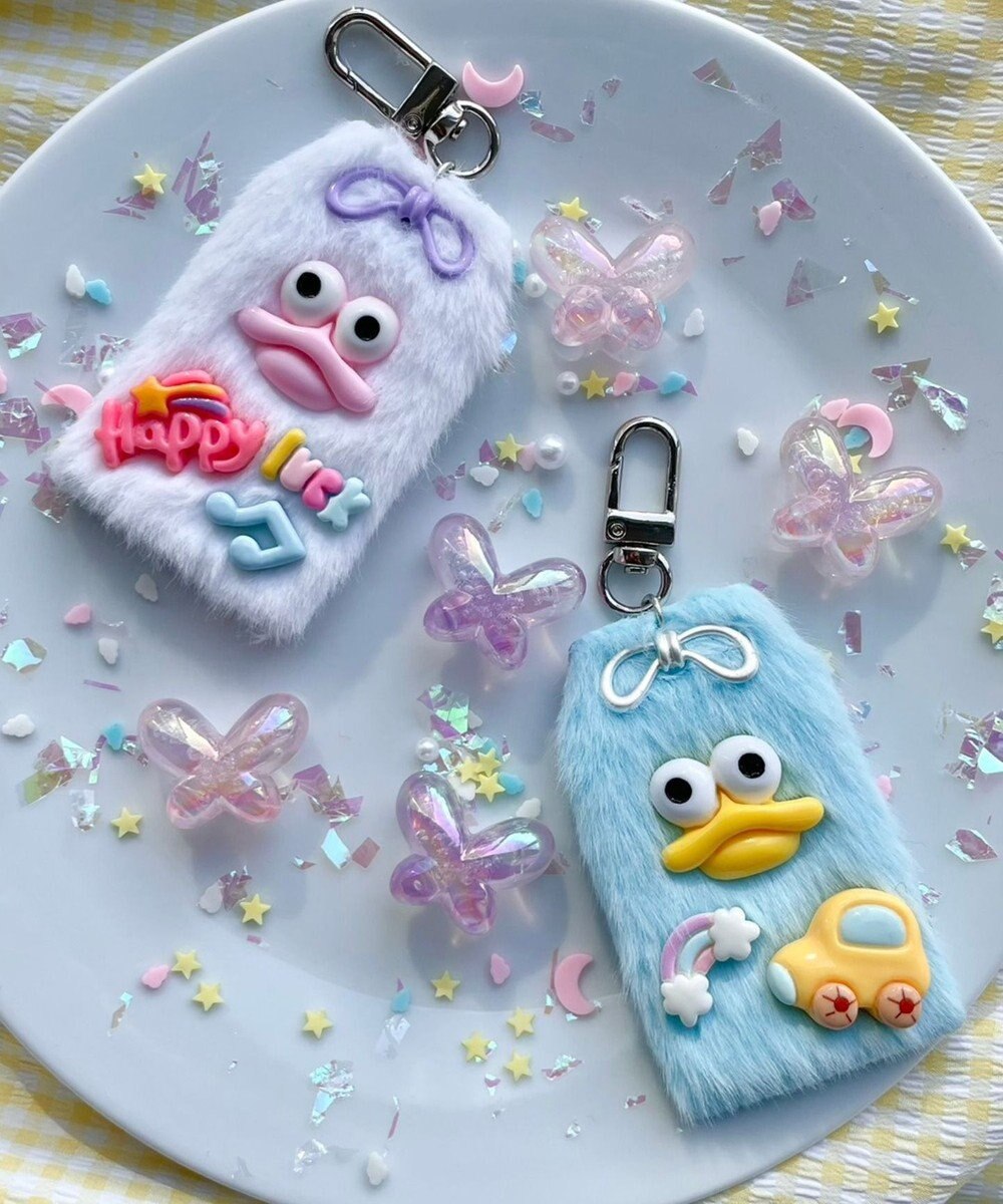 WEGO ミニラッキーチャームモンスターぬいぐるみキーホルダー 