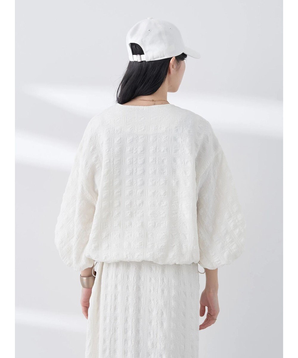 earth music&ecology シャーリングタックスリーブブルゾン 