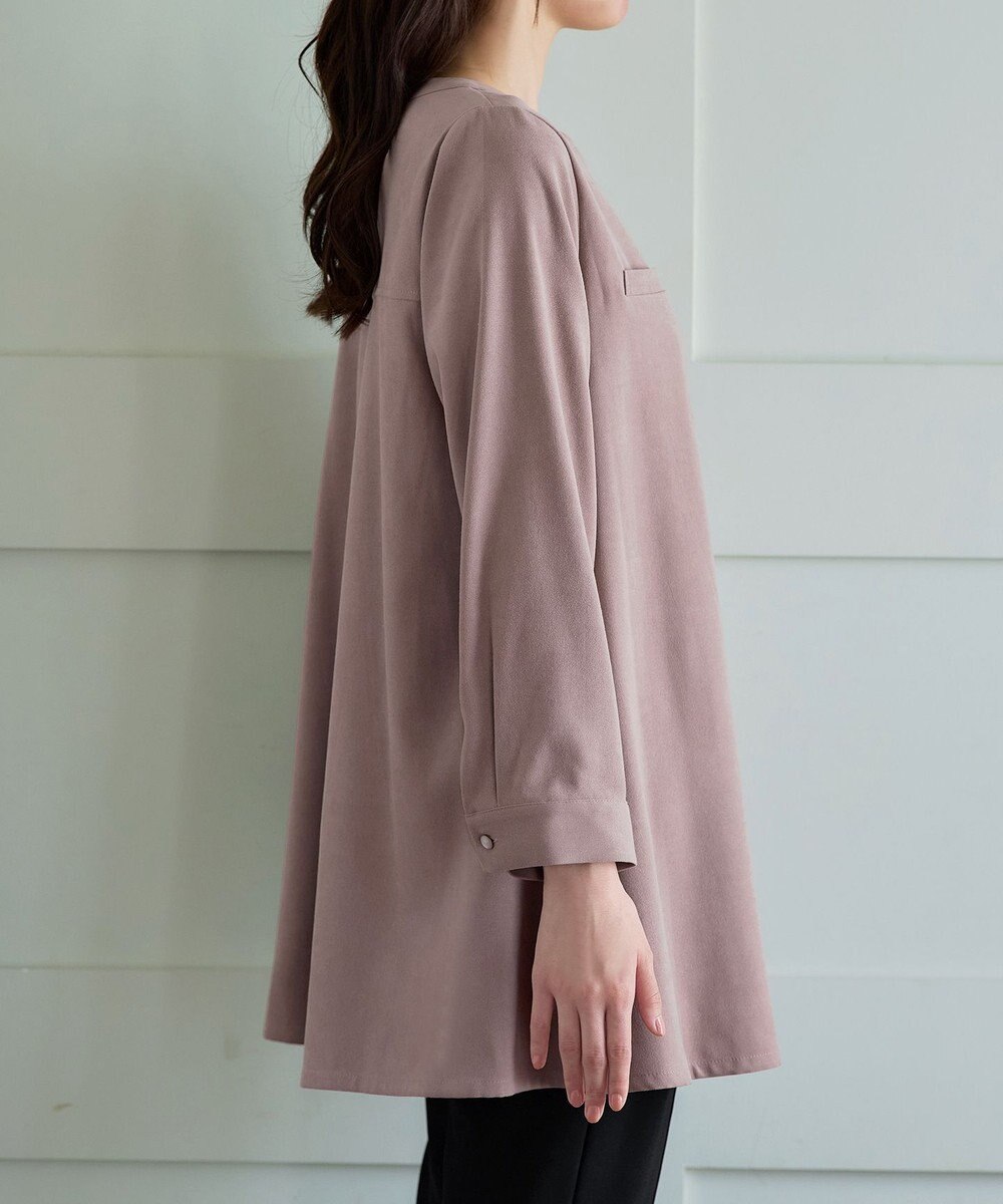 Tiaclasse L 【洗える】スエード調チュニック 