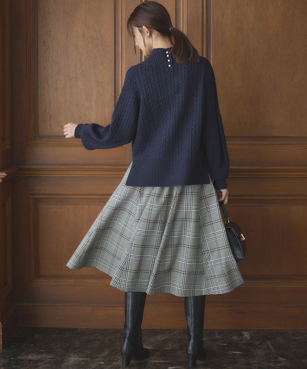 組曲 バルキーケーブル ニット 