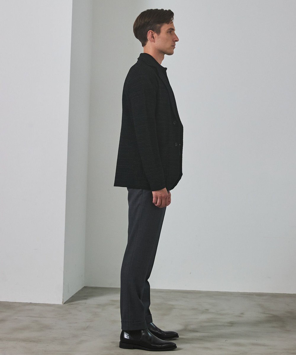 GOTAIRIKU テーラード設計【洗える】ニット カーディガンジャケット 