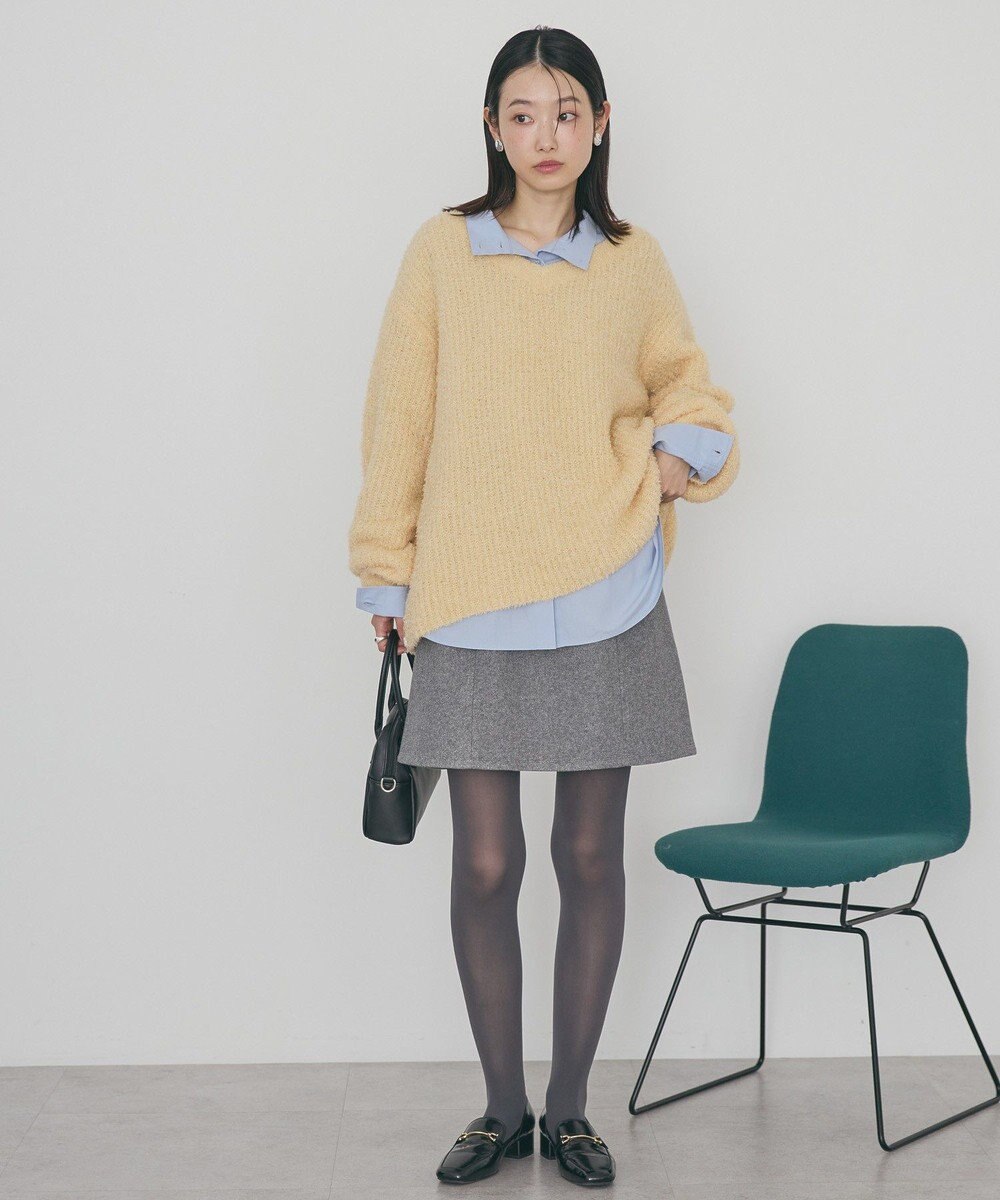 AMERICAN HOLIC ミニシャギーラメニットプルオーバー 