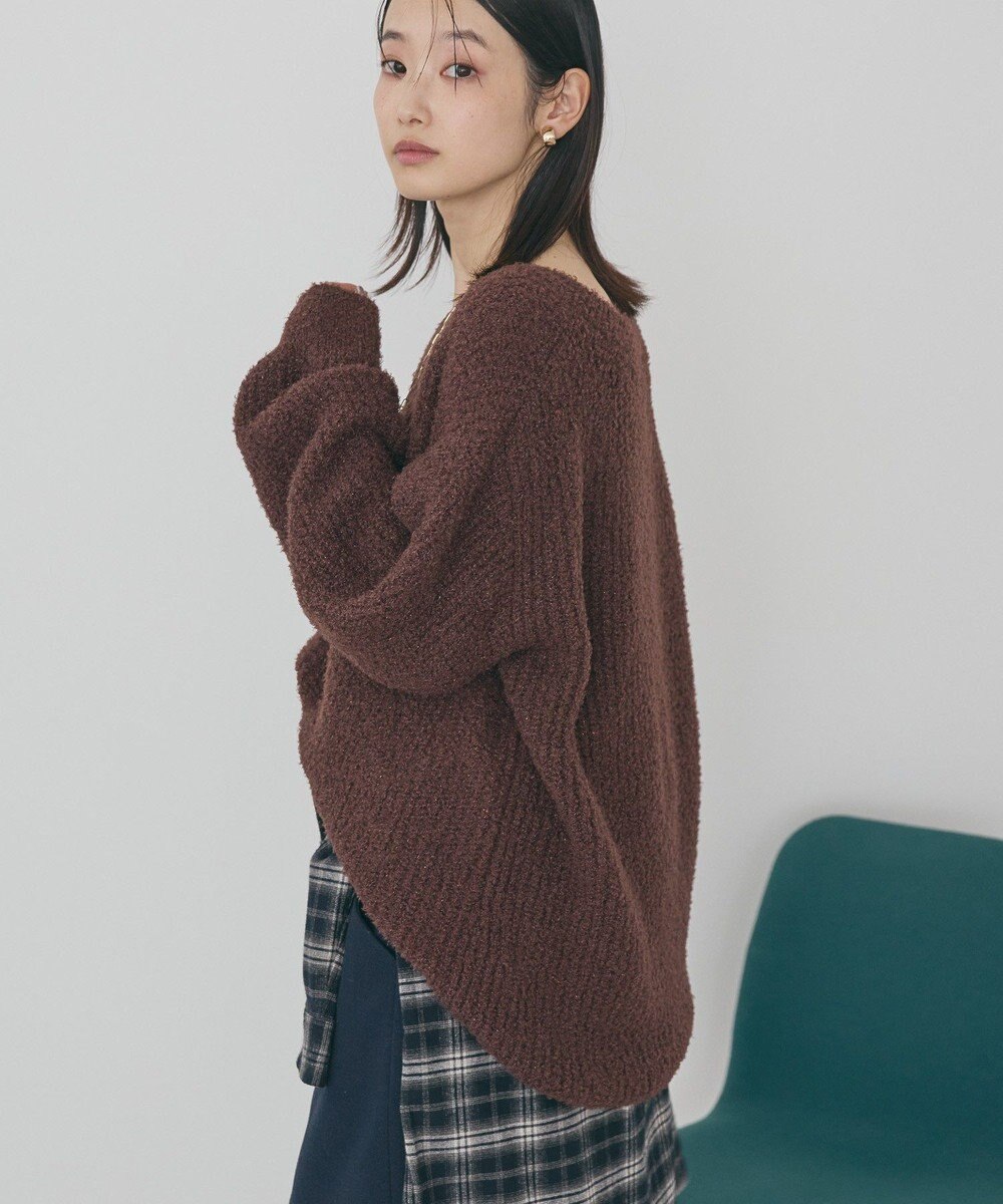 AMERICAN HOLIC ミニシャギーラメニットプルオーバー 