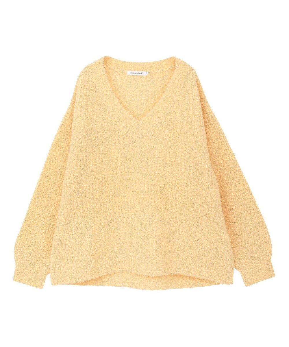 AMERICAN HOLIC ミニシャギーラメニットプルオーバー 