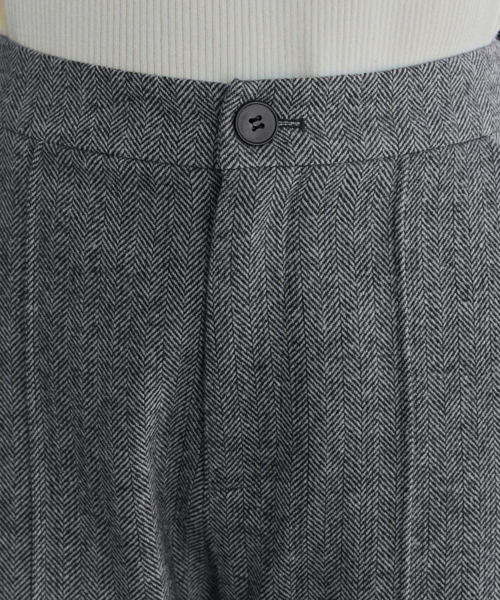 Tiaclasse 【洗える】ウール調キュロットパンツ 