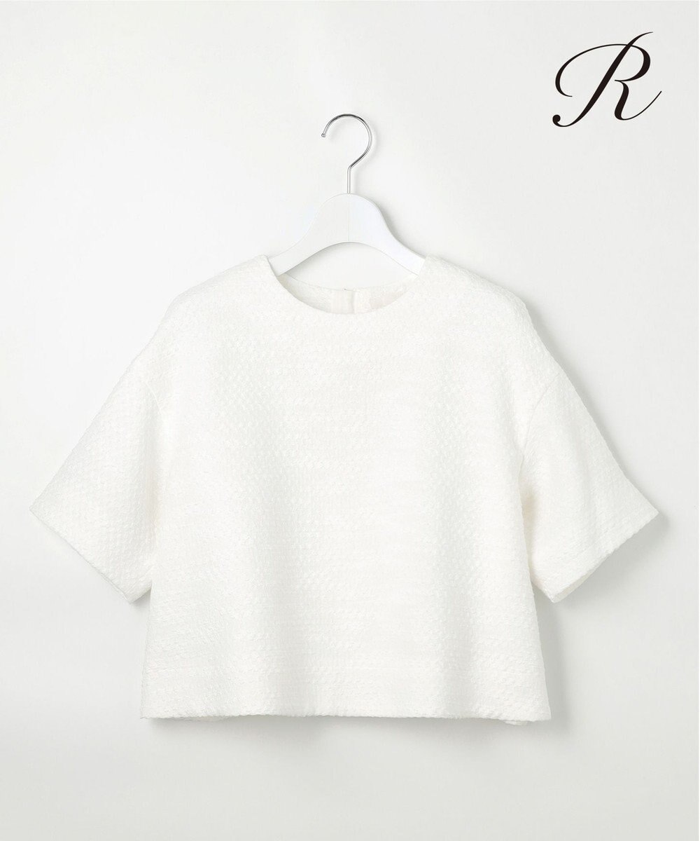 23区 【R(アール)】ジャカード ブラウス 