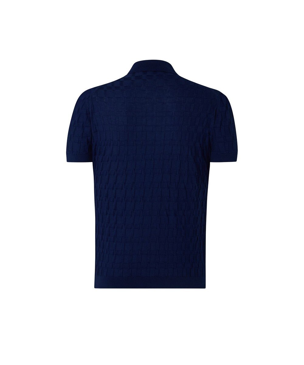 DAKS John Smedley for DAKS ハウスチェックポロシャツ 