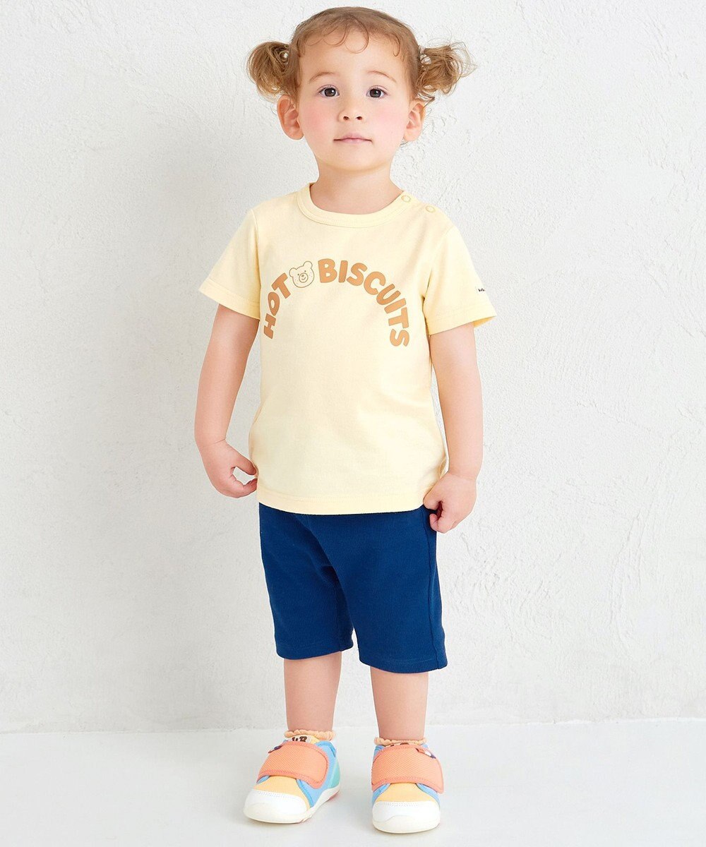MIKI HOUSE HOT BISCUITS 【70-120cm】ロゴシリーズ 半袖Tシャツ 