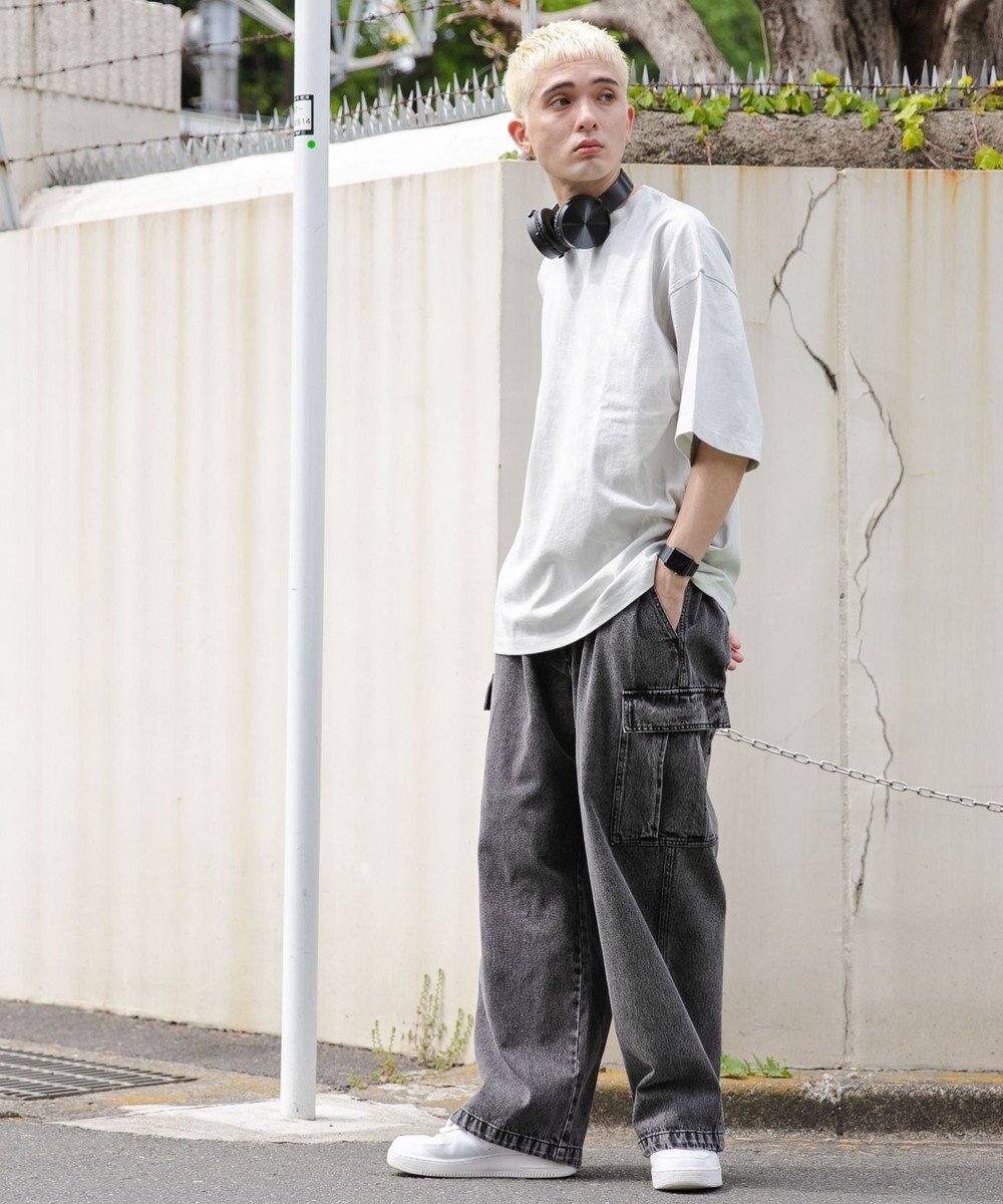 WEGO デニムカーゴパンツ 