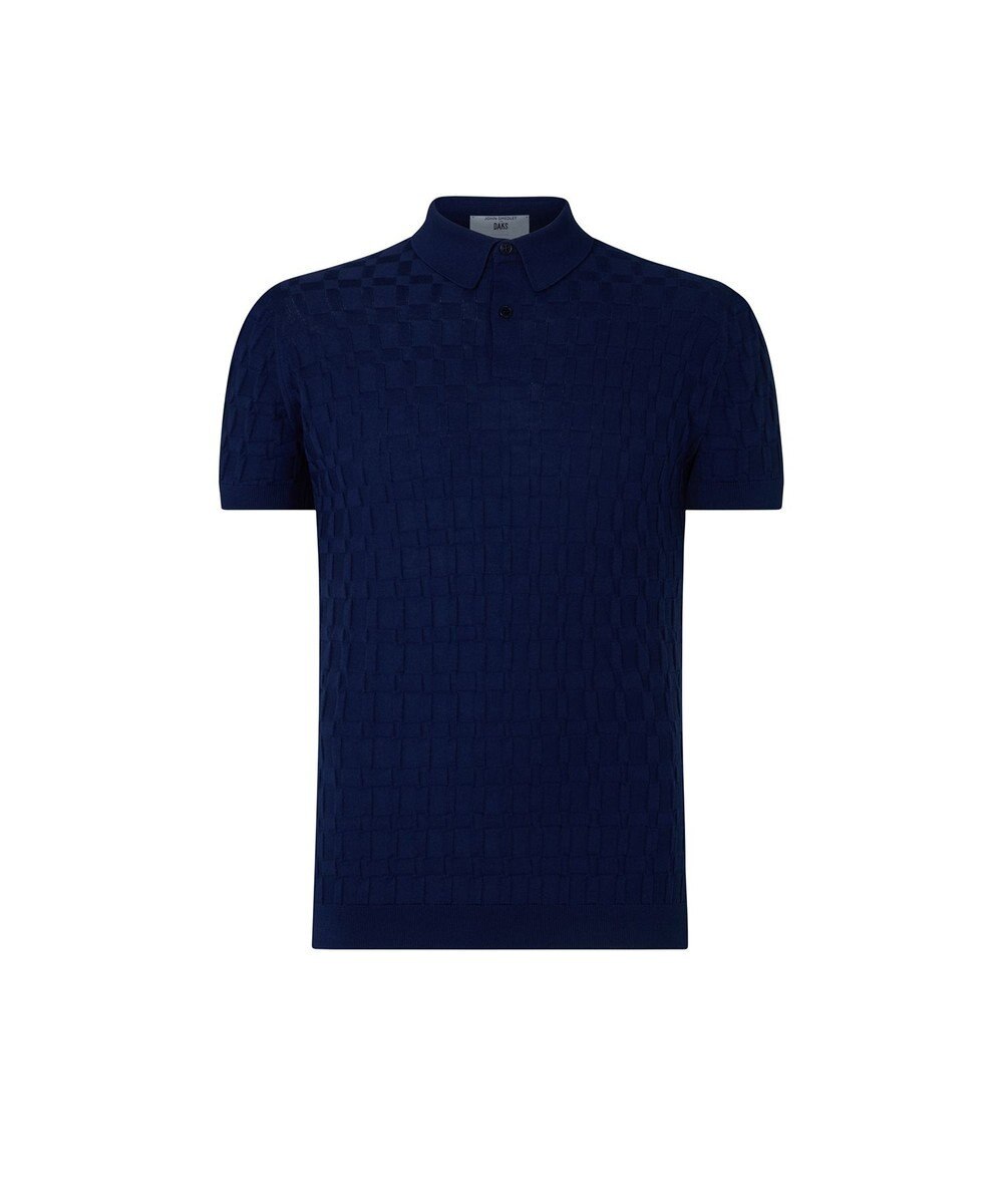DAKS John Smedley for DAKS ハウスチェックポロシャツ 