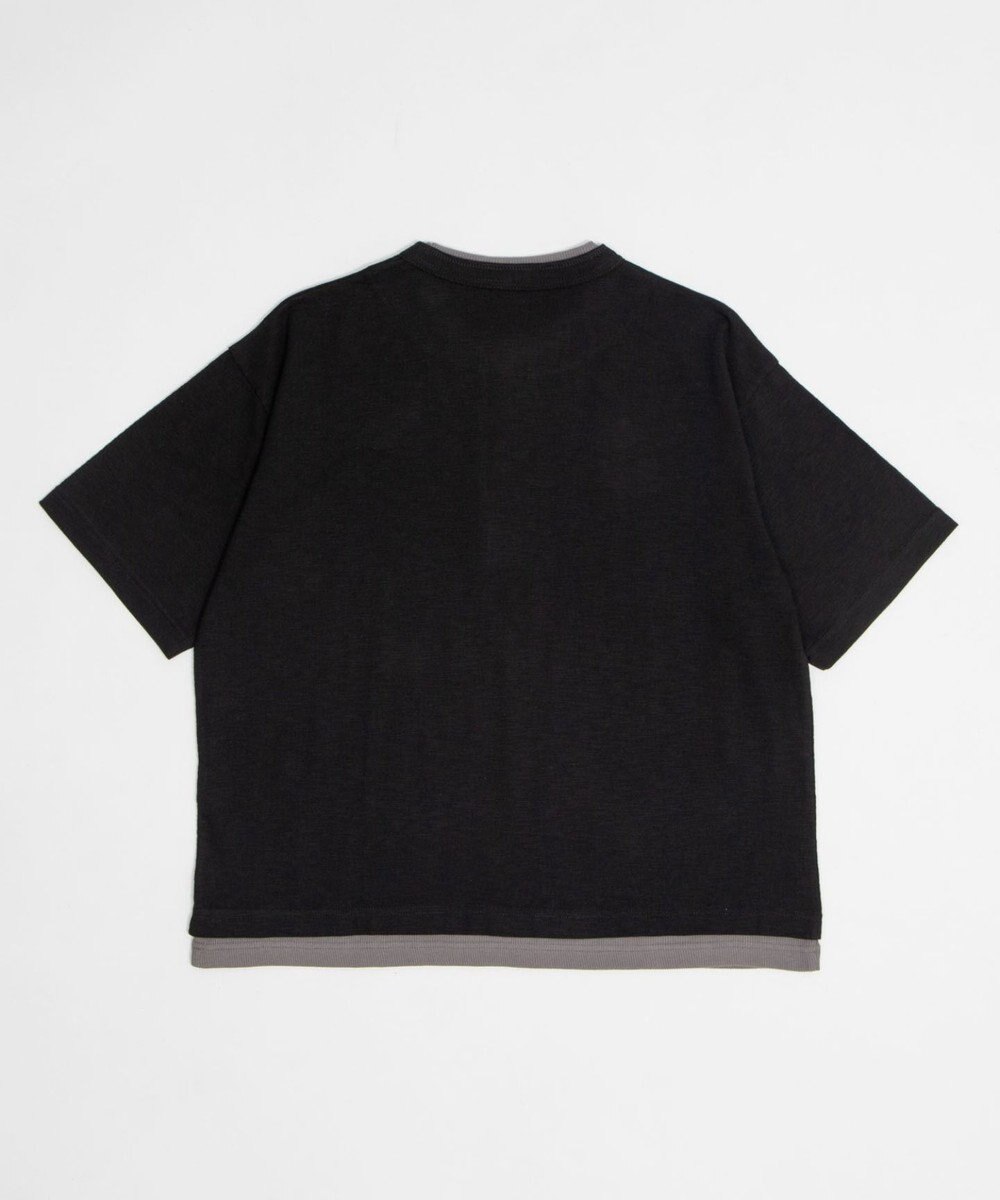 WEGO 【ユニセックス着用ITEM/MLサイズ展開】フェイクレイヤードヘンリーネックT（SS） 