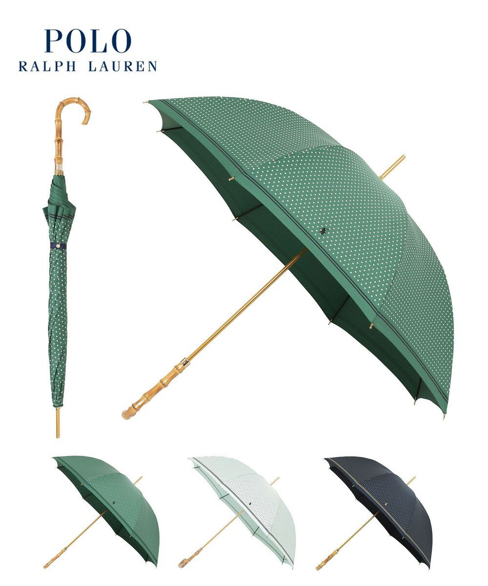 MOONBAT POLO RALPH LAUREN(ポロ ラルフローレン) ツイルドットポロポニー 雨傘 長傘 