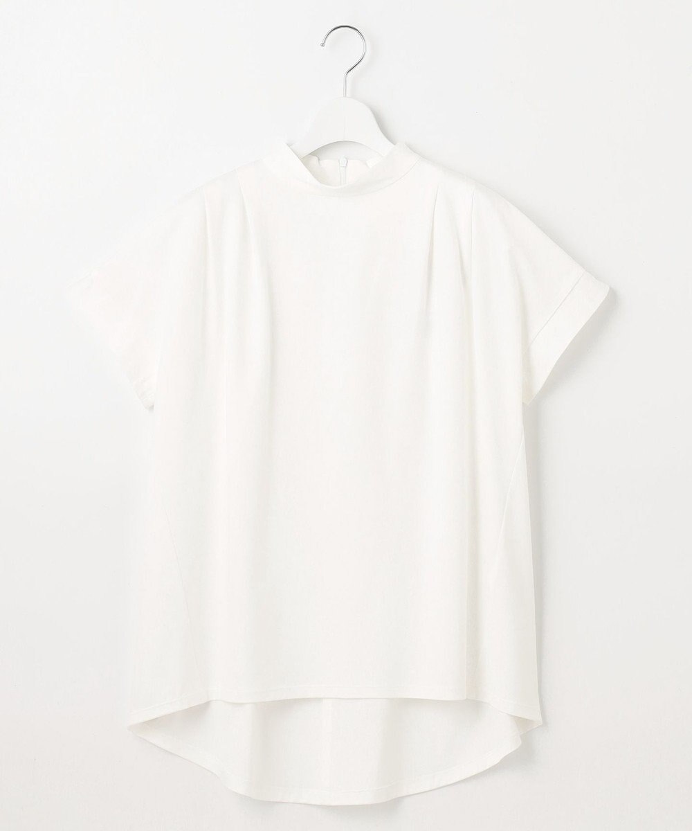 自由区 【洗える】ハイカウントハイネック カットソー 