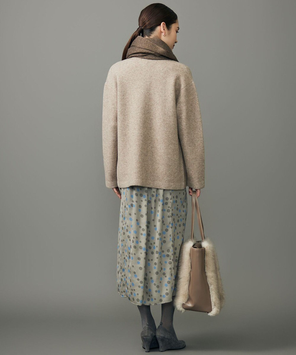 自由区 ラメブークレ アウター 