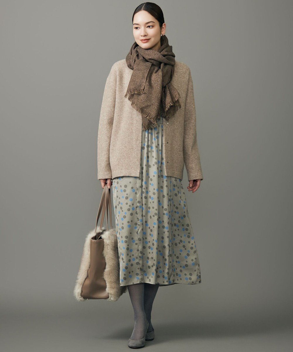 自由区 ラメブークレ アウター 