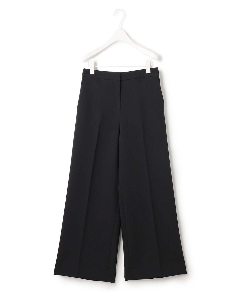 ICB 【洗える】トリプルクロスツイル ワイドパンツ 