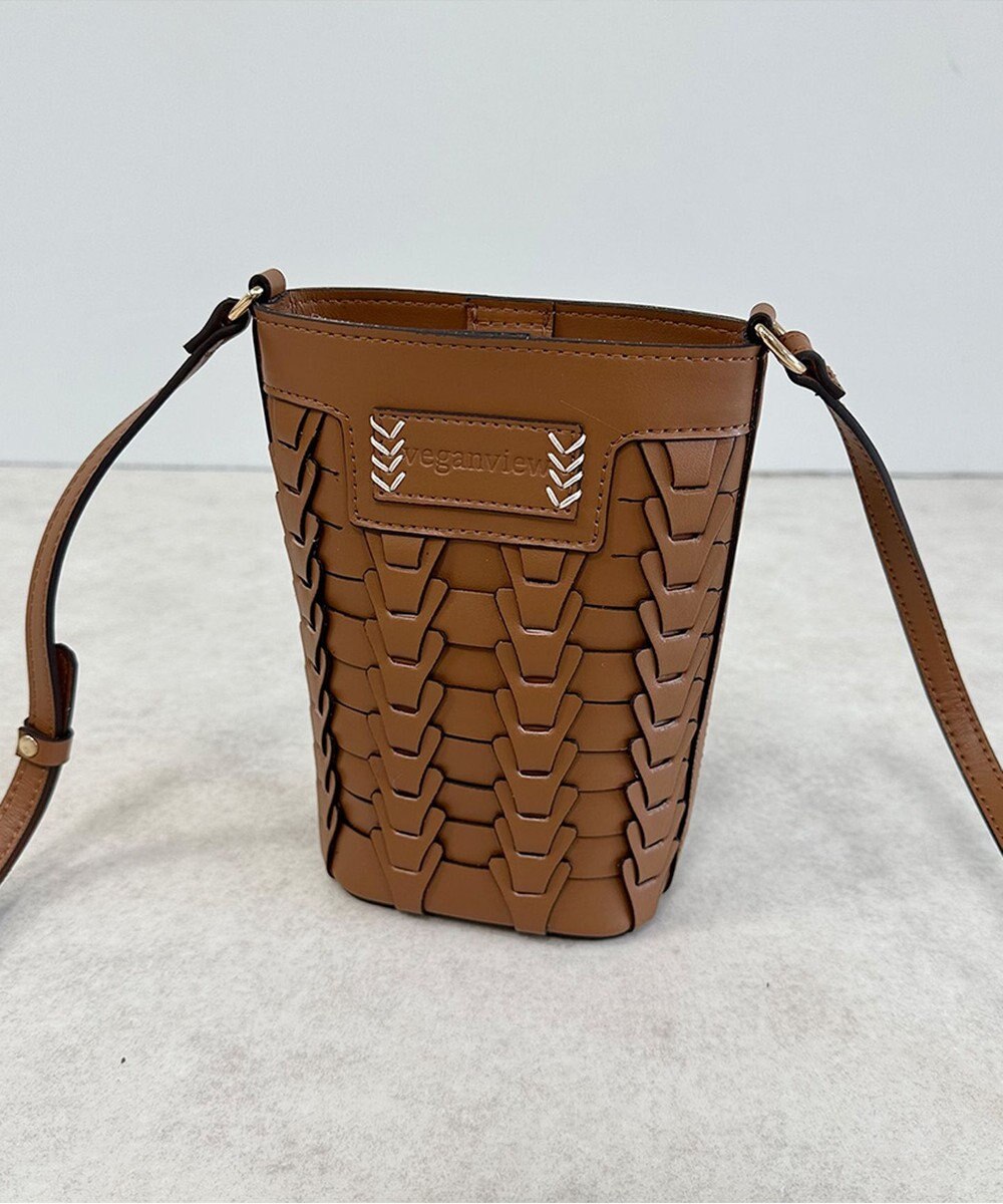 LA BAGAGERIE 【veganview】v piece mesh mini shoulder bag 