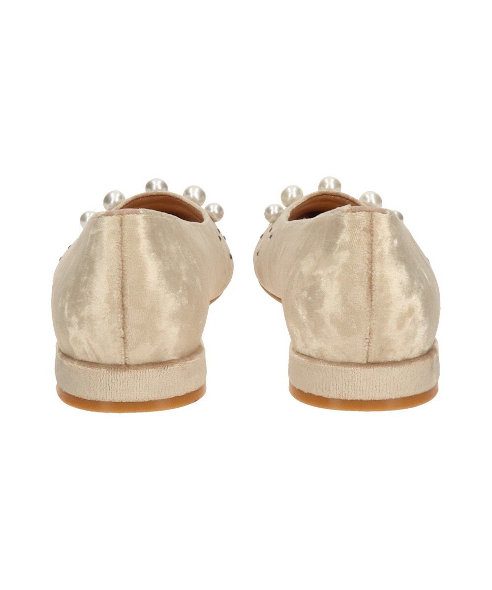 Bridget Birkin 【Bridget Birkin】パールストーンベロアパンプス 