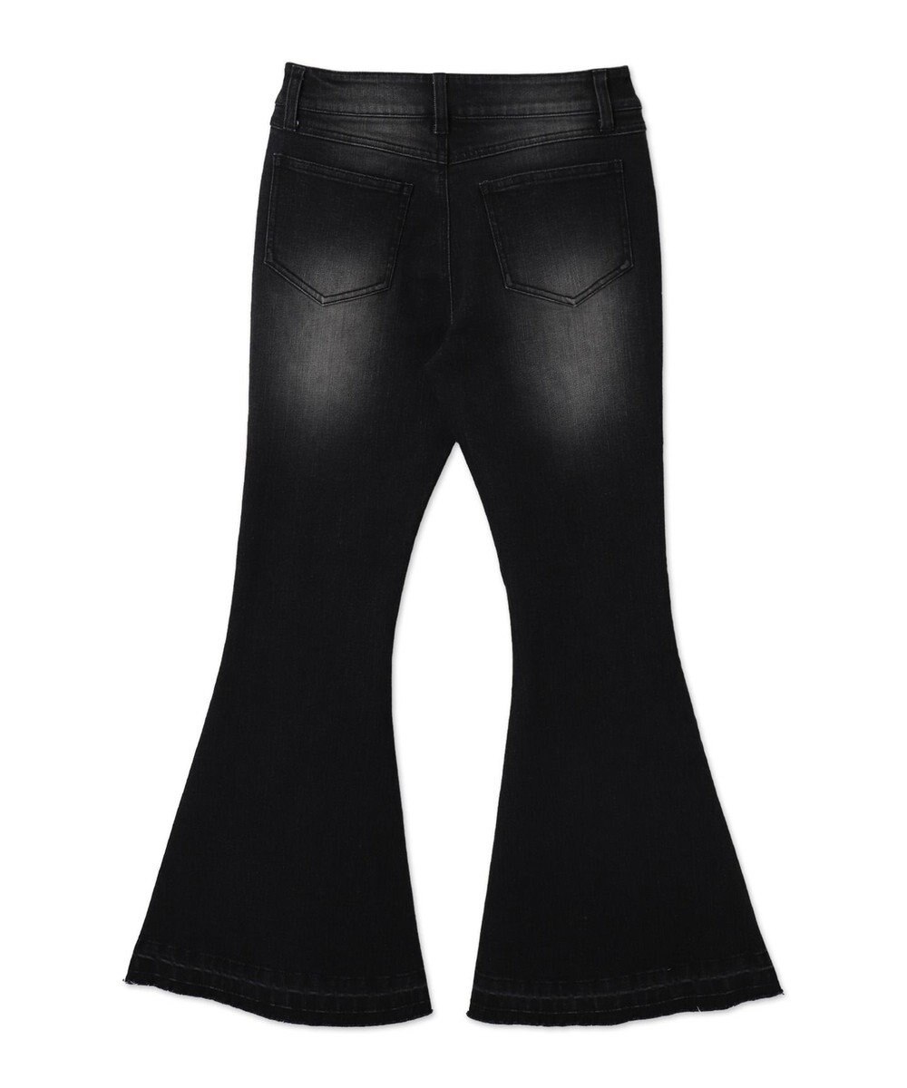 WEGO ローライズスーパーフレアデニムパンツ 